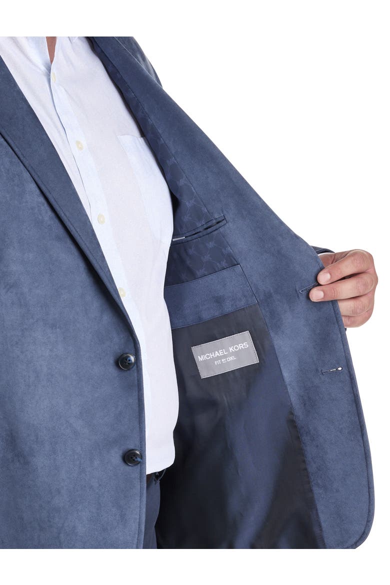 Faux-Suede Sport Coat, Alternate, color, BLUE
