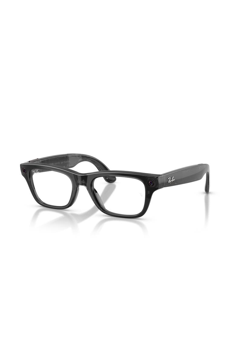 Ray-Ban 54mm Rectangle optical glasses, Main, color, Black