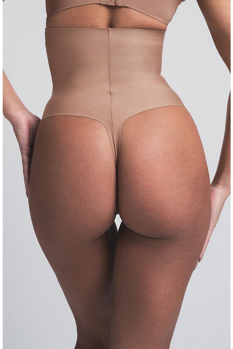 Body Core Sculpt High Waist Thong, Alternate, color, SIENNA