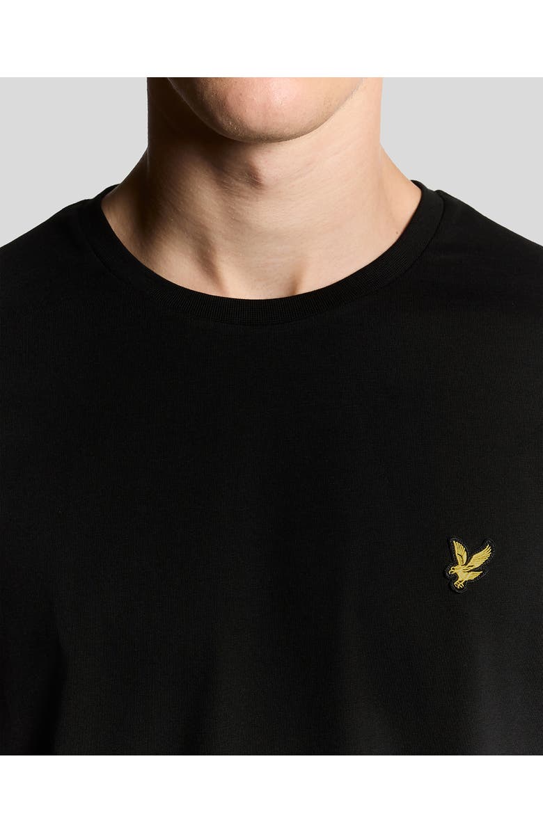 Lyle & Scott Plain Long Sleeve T-Shirt, Alternate, color, Jet Black