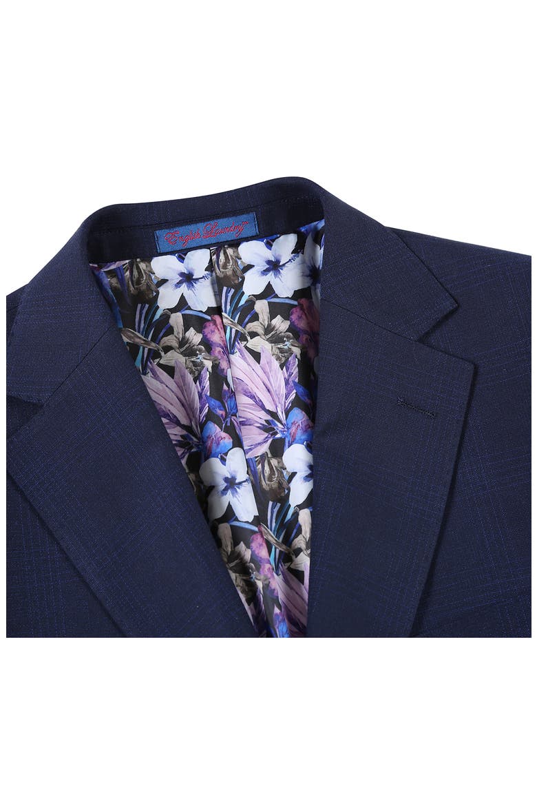Notched Lapel Two-Piece Suit, Alternate, color, NAVY