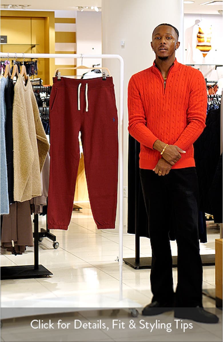 Cotton Blend Fleece Sweatpants, sales video thumbnail