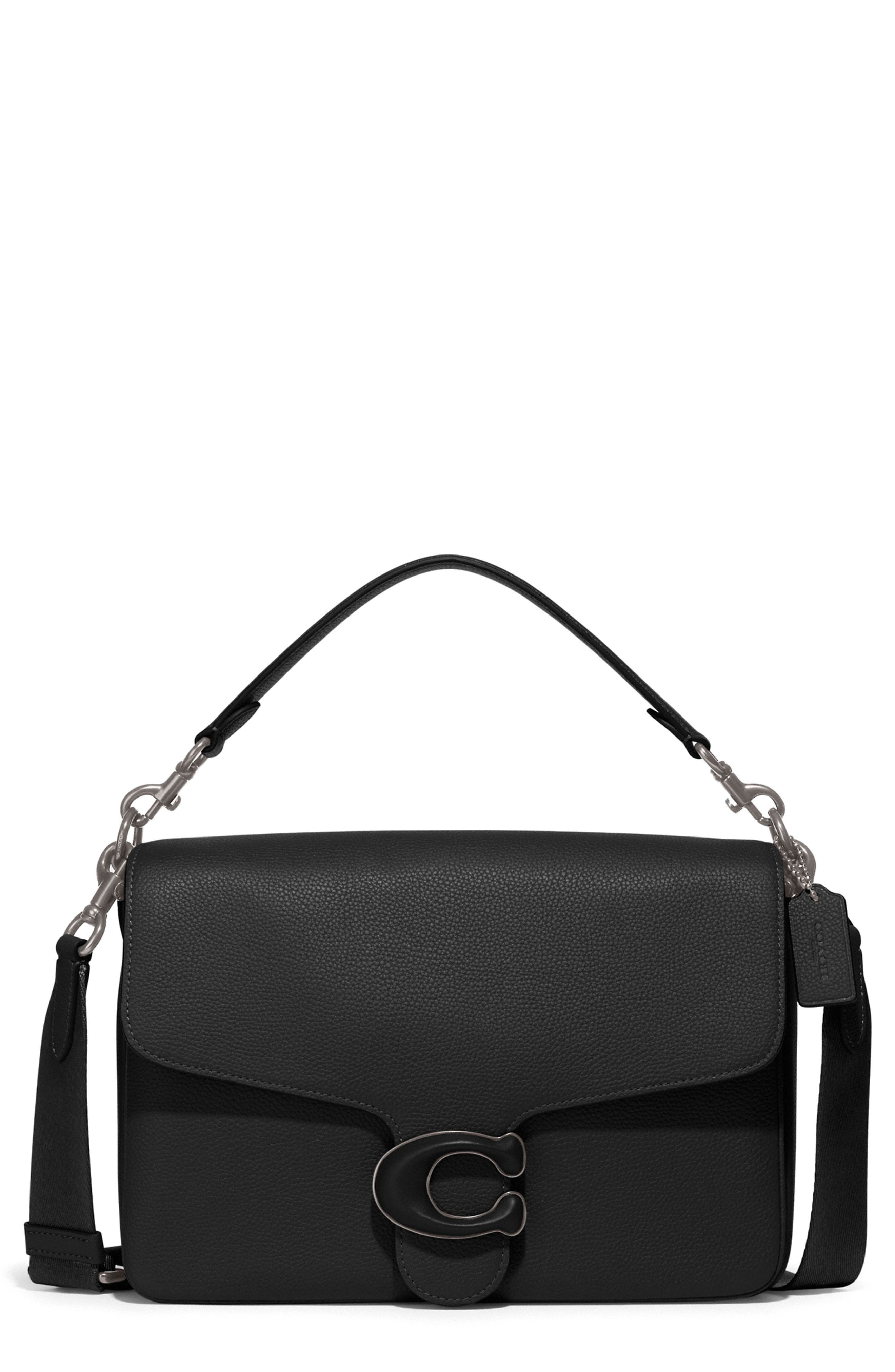 COACH Tabby Pebble Leather Messenger Bag, Main, color, 