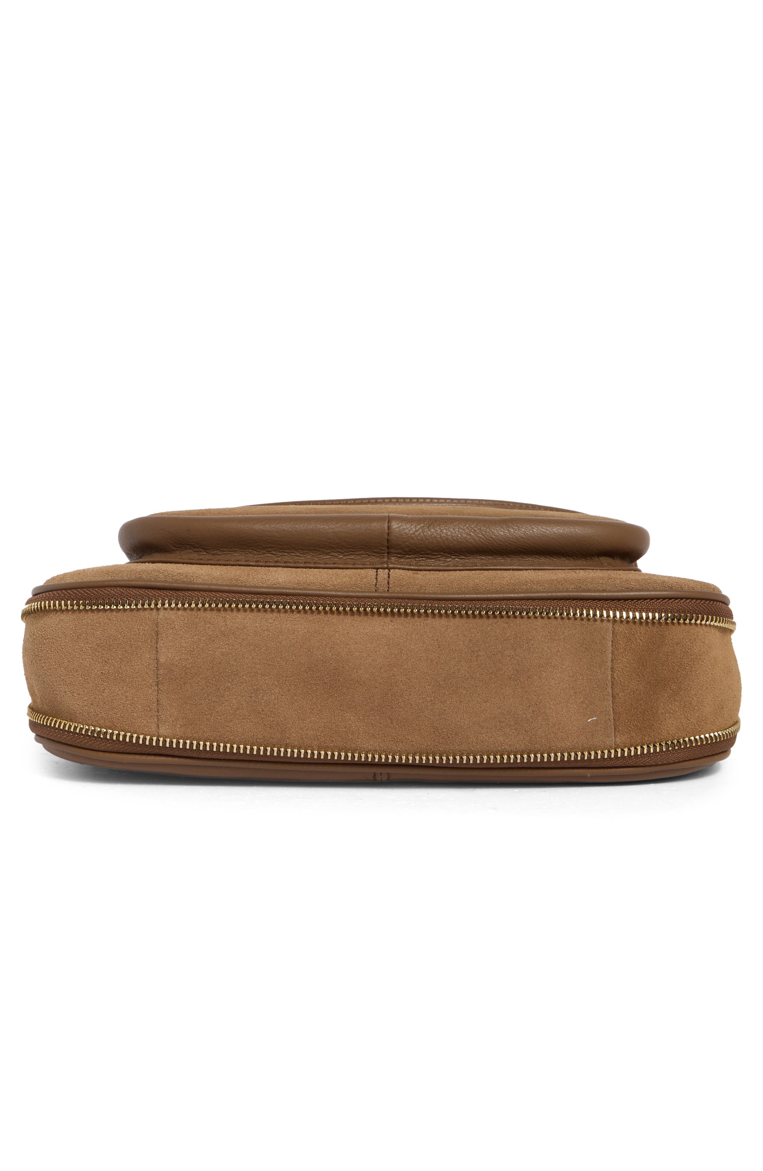 Ripley Leather Crossbody Bag, Alternate, color, COFFEE SUEDE