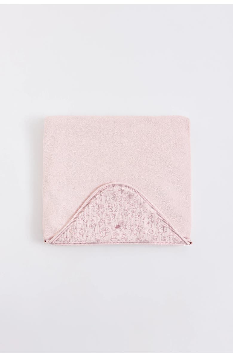 Babycottons Penny Large Hooded Towel, Main, color, Pink