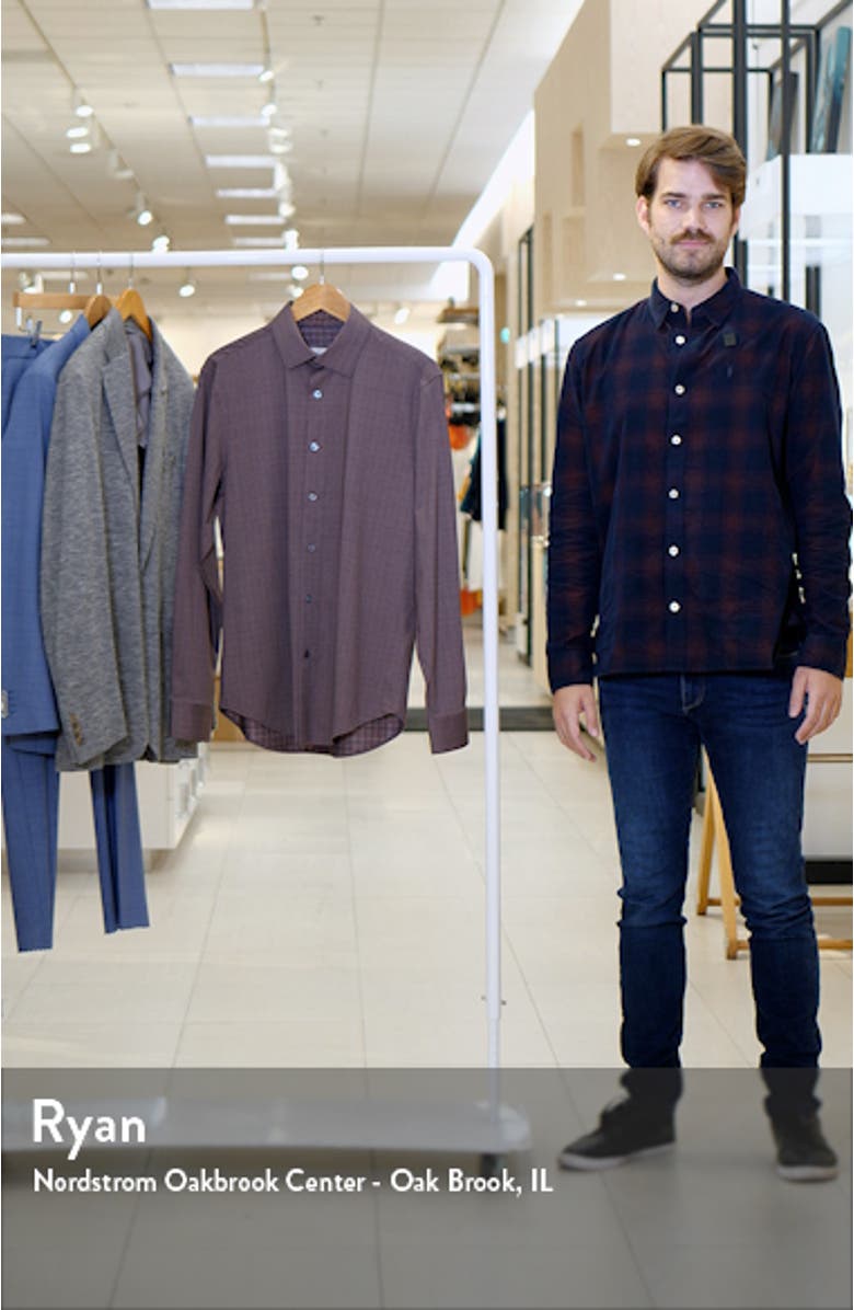 Jimmy OoohCotton<sup>®</sup> Herringbone Button-Up Shirt, sales video thumbnail