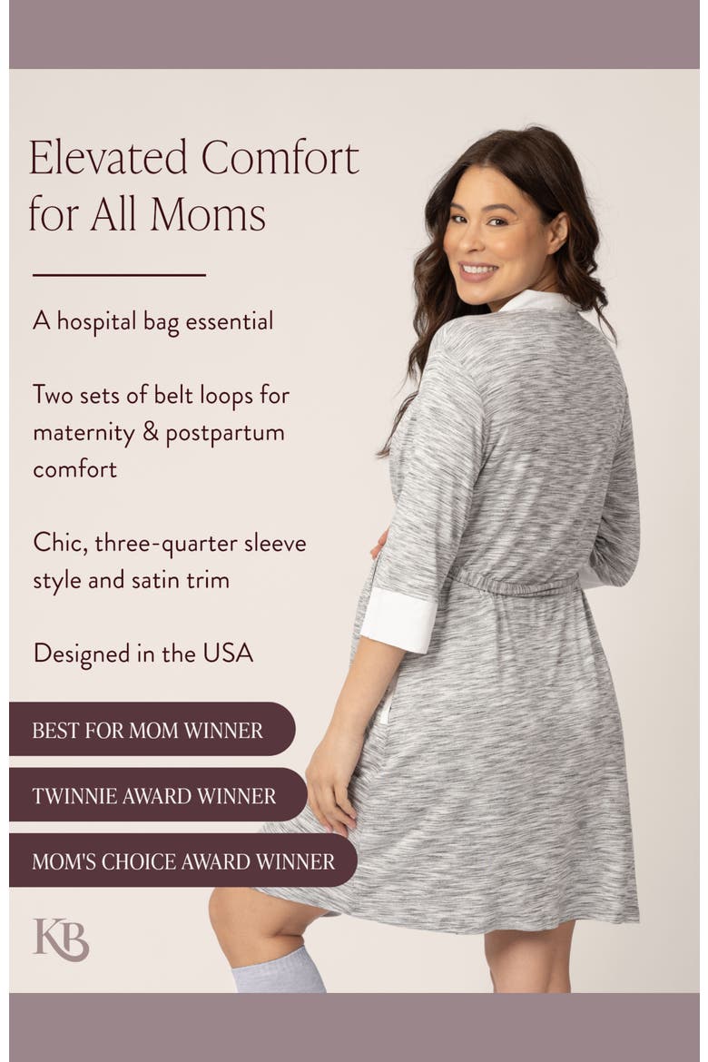 Emmaline Robe- Fits 1X/2X, Alternate, color, Grey