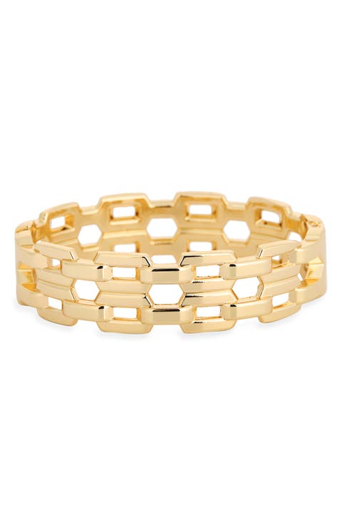 Chain Link Cuff Bracelet