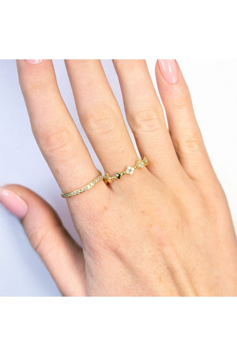Diamond Dip Band, Alternate, color, Yellow Gold