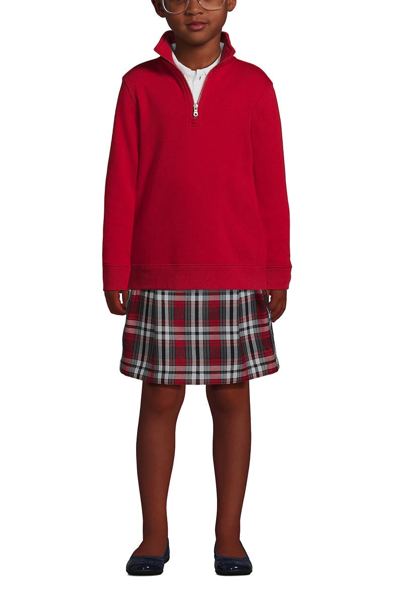 Kids Quarter Zip Sweatshirt, Main, color, Red