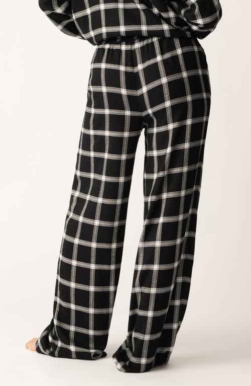 Shop Pj Salvage Cozy & Chic Pajama Pants In Black