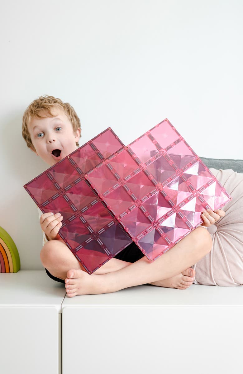 CONNETIX Kids' Pastel Pink & Berry 2-Piece Base Plate Pack, Alternate, color, Pastel