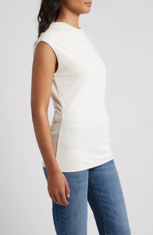 Hugo Boss Boss Elamma Cap Sleeve Top In White