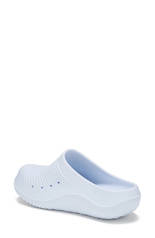 Ryka Women's Echo Recovery Round Toe Slip On Clogs In Ice Blue