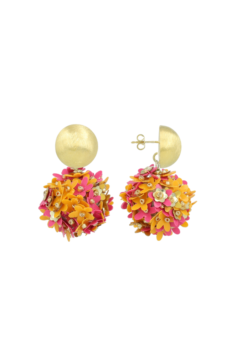 CE SQ Sequin Flower Globe M - Sunset Mix #70-B, Main, color, Sunset Mix