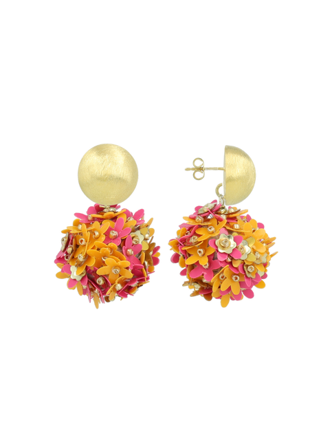 CE SQ Sequin Flower Globe M - Sunset Mix #70-B