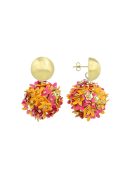 LOTT.gioielli CE SQ Sequin Flower Globe M - Sunset Mix #70-B