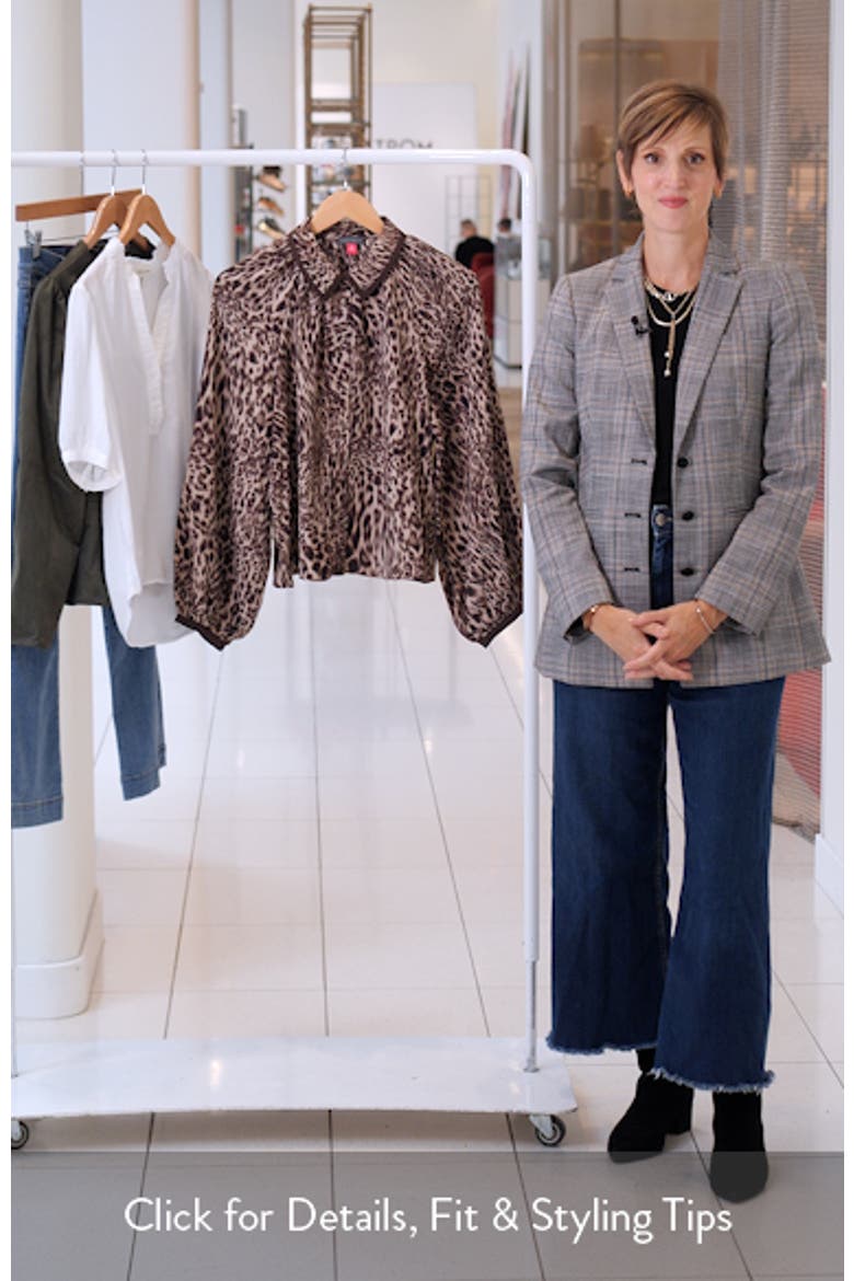 Leopard Print Button-Up Shirt video