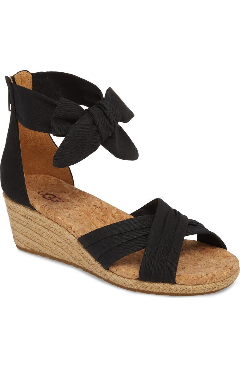 UGG<sup>®</sup> Traci Espadrille Wedge Sandal, Main, color,