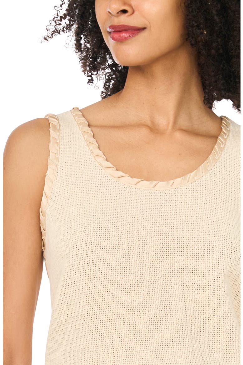 Whipstitched Cotton Tank, Alternate, color, NATURAL