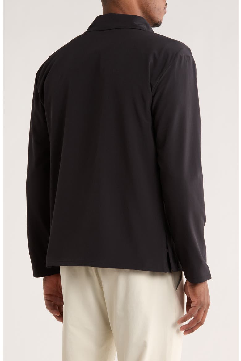Exodus Shepherds Zip-Up Shirt, Alternate, color, OBSIDIAN