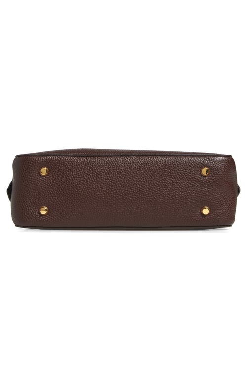 Shop Veronica Beard Boxy Leather Shoulder Bag
