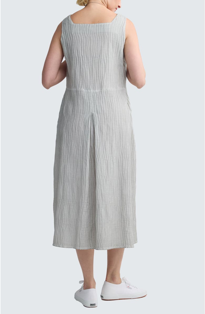 LUUKAA Norelle Garment-Dyed Balloon Dress, Alternate, color, Ash Grey