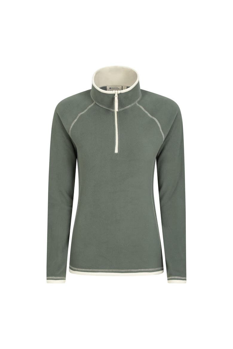 Montana Half Zip Fleece Top, Alternate, color, Dark Green