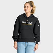 FANATICS Women's Fanatics Black Pittsburgh Penguins Authentic Pro Primary Pullover Hoodie