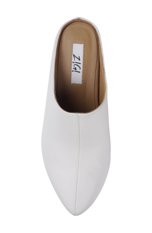 Zigi Raffaela Platform Clog In White