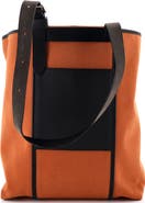 Pre-Owned Hermes Etriviere Pocket Tote Toile and Leather 27