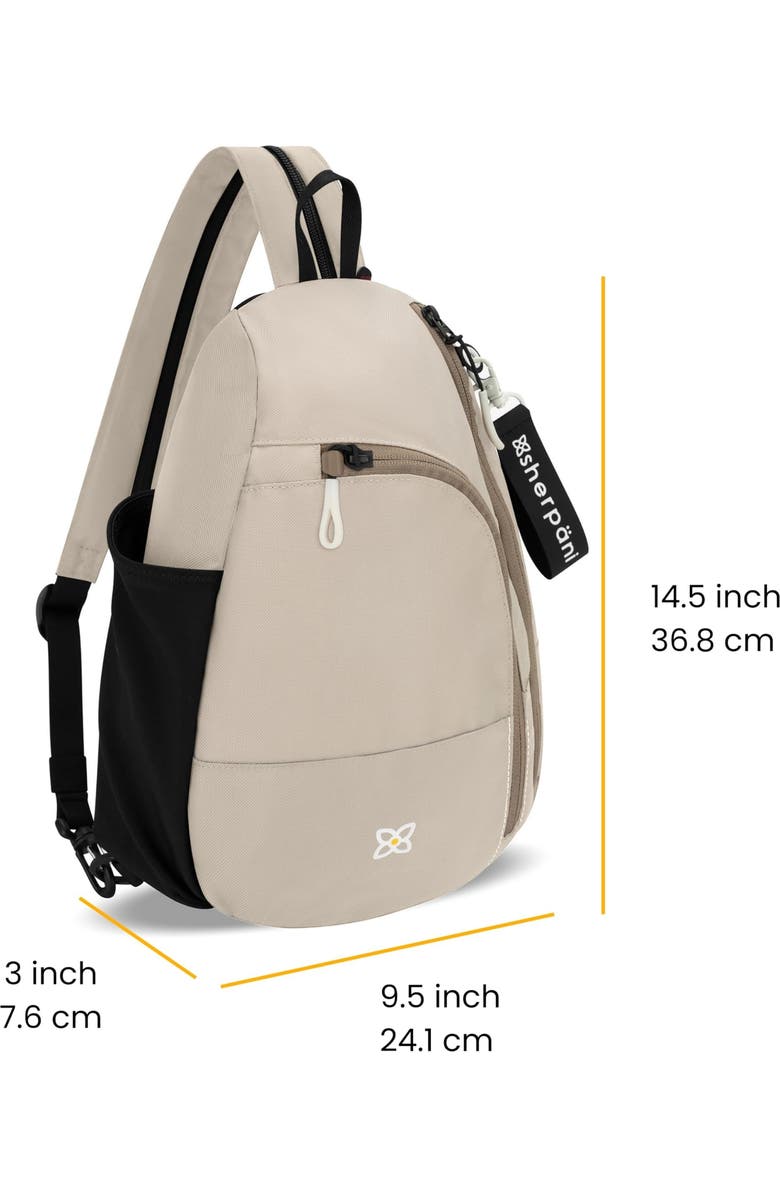 Sherpani Wayfarer Small Convertible 8L Sling Backpack, Alternate, color, Con Leche