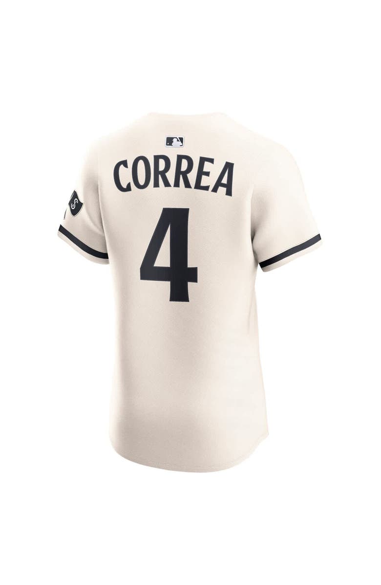 Nike Men's Nike Carlos Correa Cream Minnesota Twins Alternate Elite Player Jersey, Alternate, color,