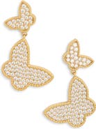 EYE CANDY LOS ANGELES Sofia Butterfly Drop Earrings