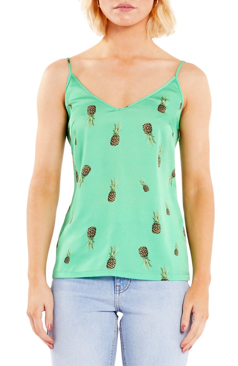 Never Fully Dressed Pineapple Camisole, Main, color, 