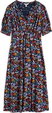 Seasalt Cornwall Fenil Floral Midi Dress