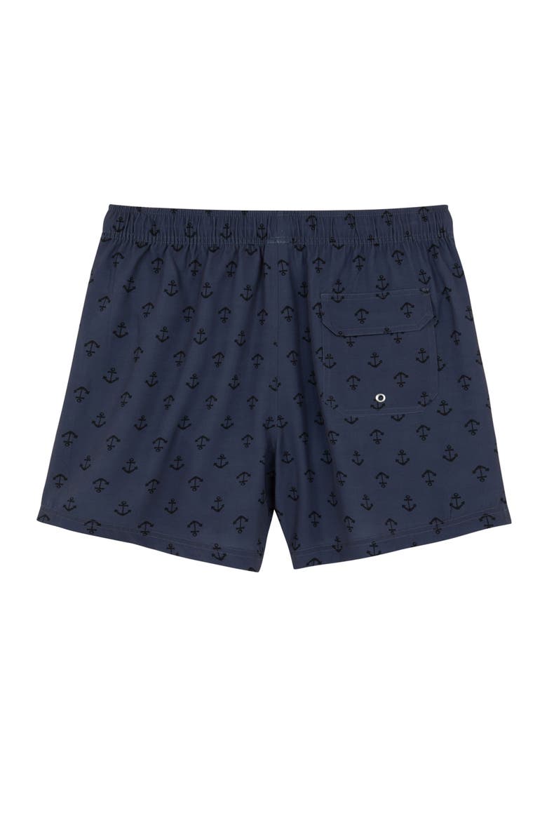 Gottex Mens Shore Thing 5" Swim Trunks, Alternate, color, Black-Multi