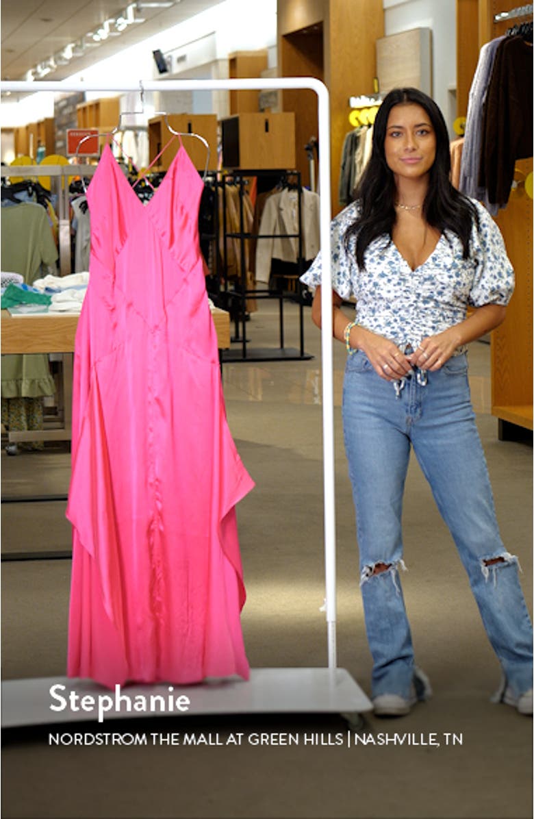 Satin Slip Dress, sales video thumbnail