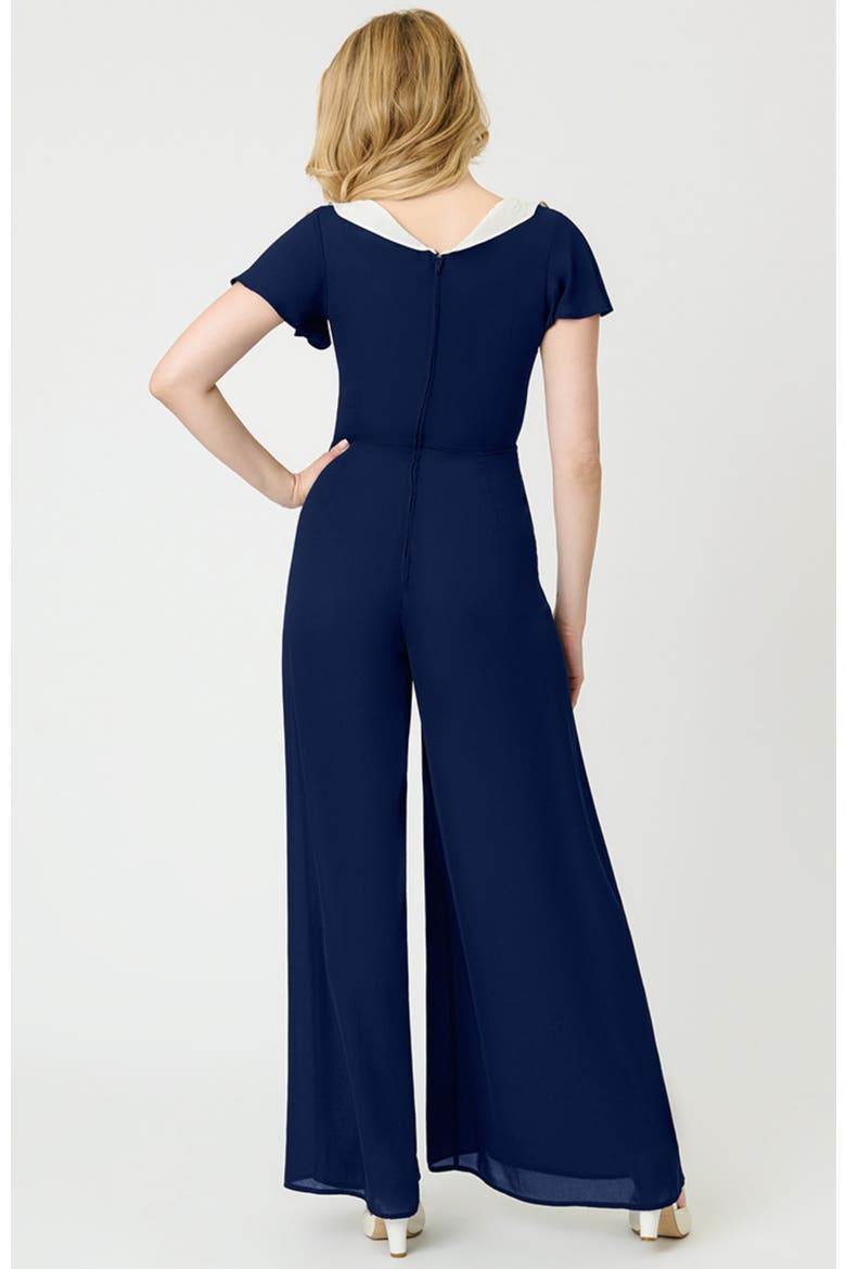 Wide Leg Jumpsuit, Alternate, color, Navy Blue