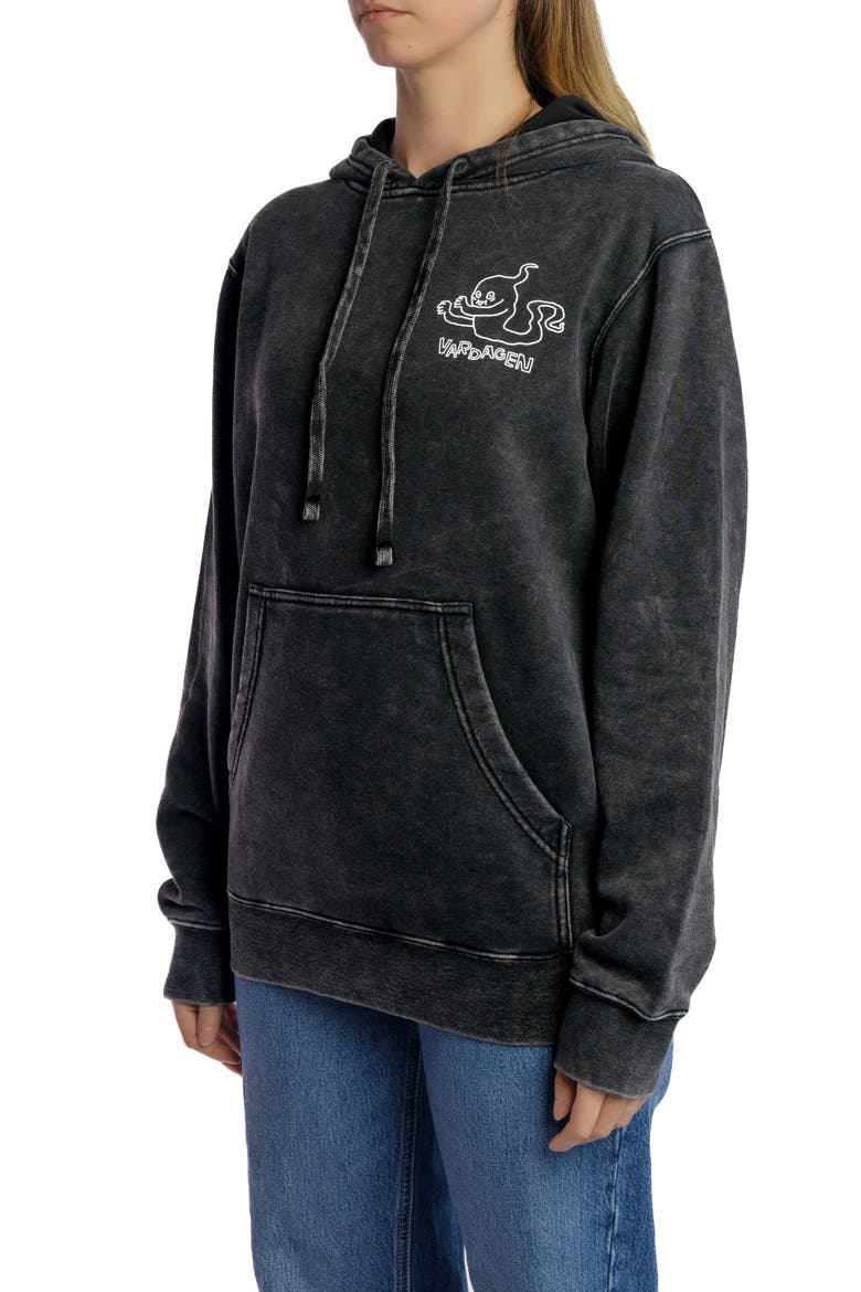 Cozy Ghost Hoodie, Alternate, color, Mineral Wash Black