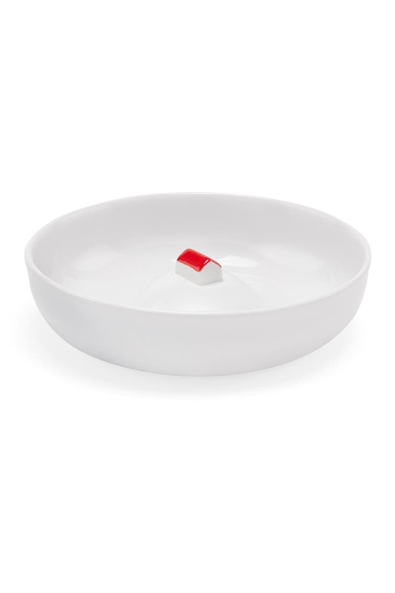 Design Store La Maison Inondee Ceramic Dish, Alternate, color, WHITE