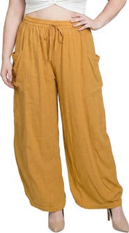 Standards & Practices Shantung Harem Pants