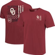 IMAGE ONE Men's Crimson Oklahoma Sooners Comfort Colors OHT Camo Overlay T-Shirt