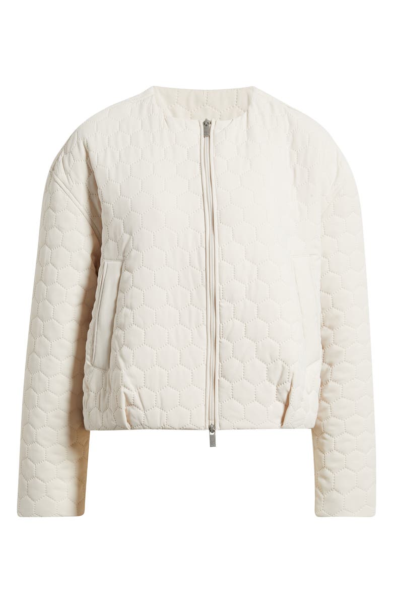 Ilse Jacobsen Honeycomb Quilted Bomber Jacket, Alternate, color, Kit