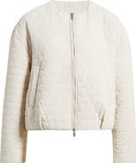 Ilse Jacobsen Honeycomb Quilted Bomber Jacket