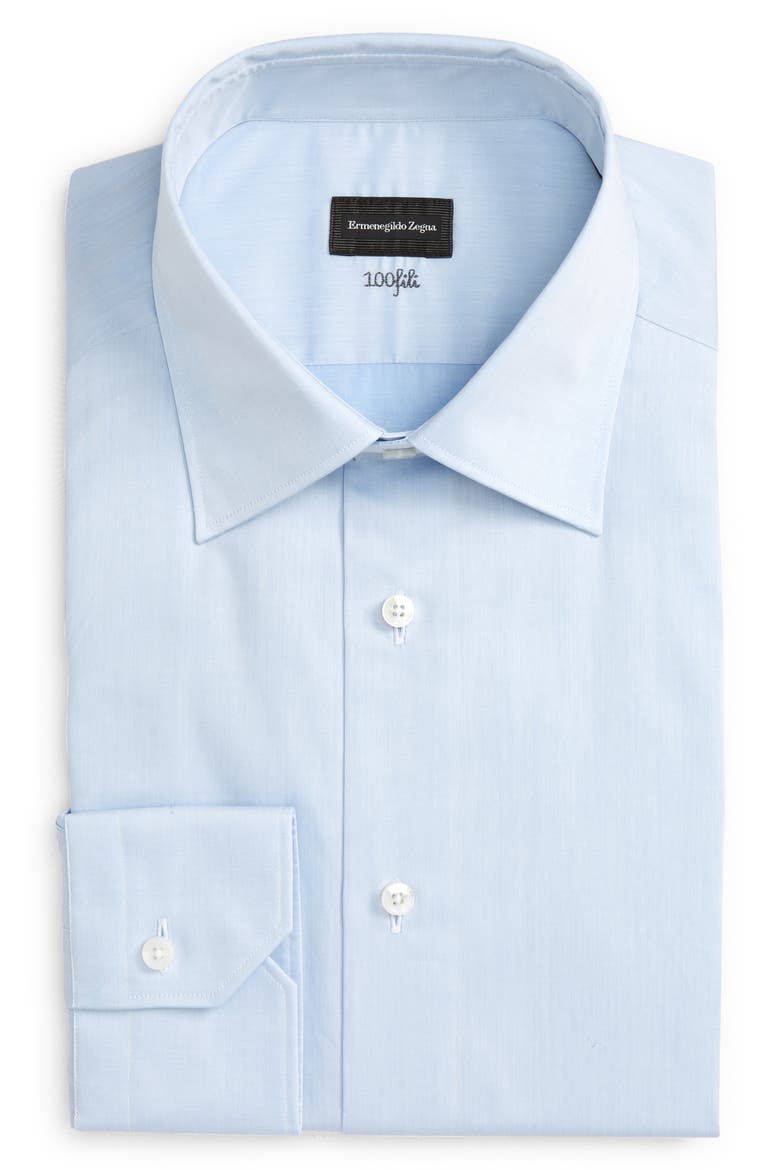 Men's Paul 100 Fili Button-Up Shirt, Main, color, LIGHT BLUE