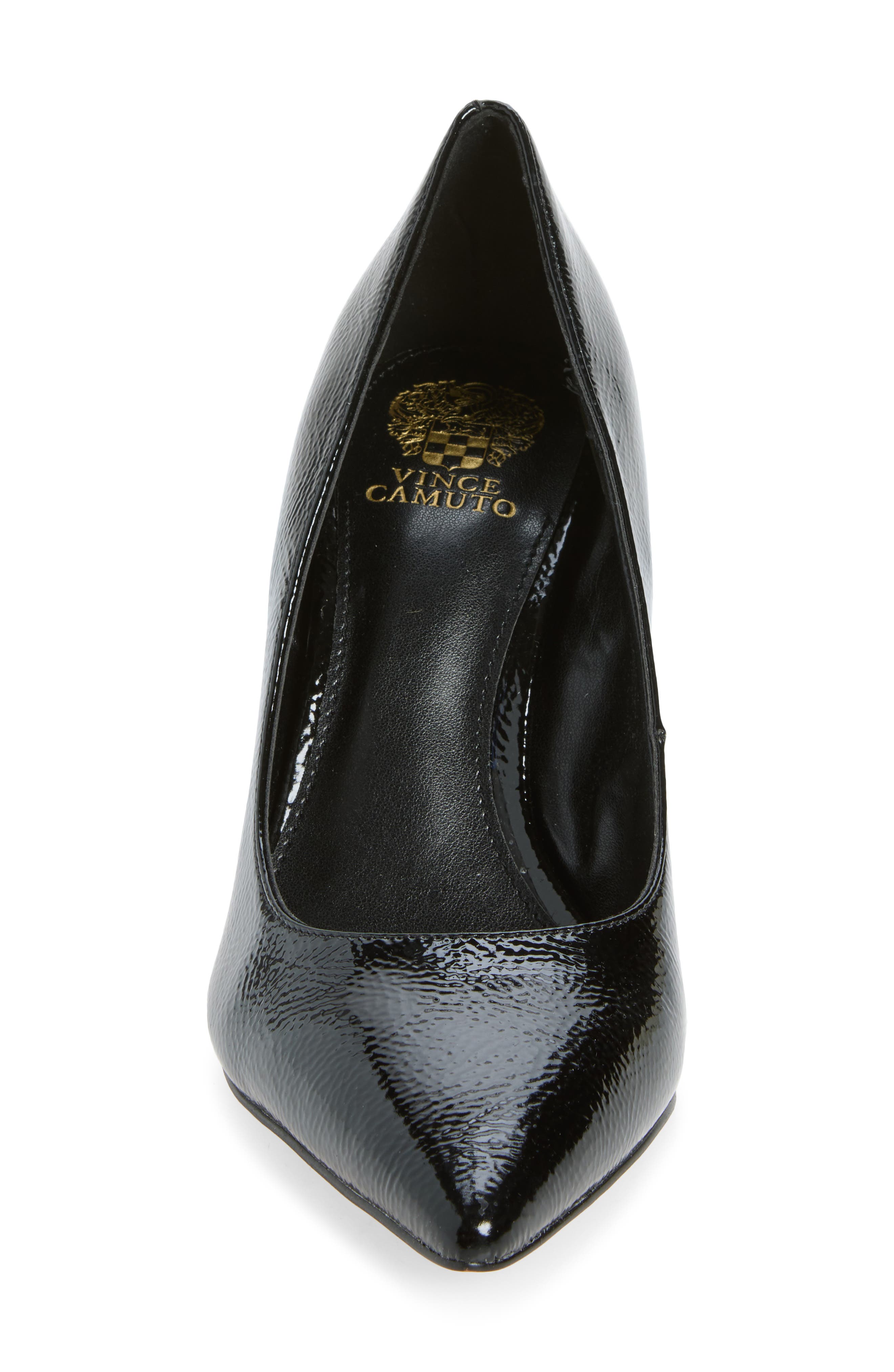 Azlin Pointed Toe Pump, Alternate, color, BLACK