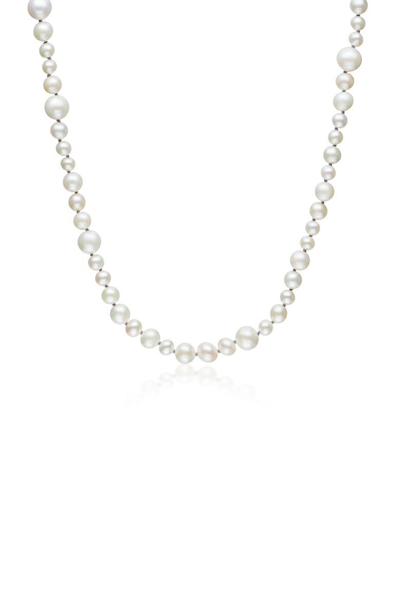 Sheryl Lowe Bubble Pearl Necklace, Main, color, Pearl