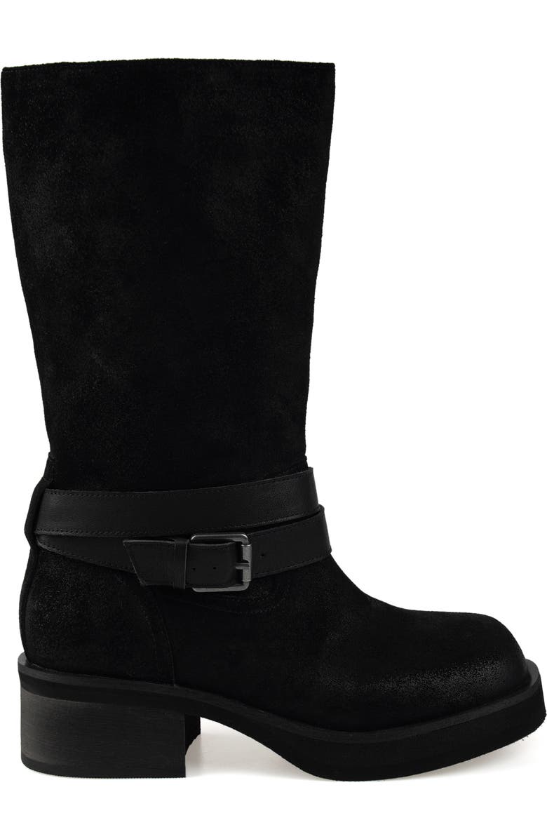 Candie's Crib Block Heel Boot, Alternate, color, Black