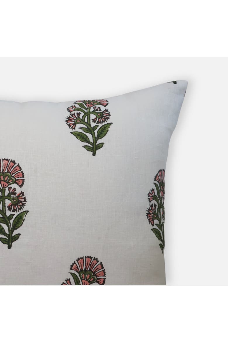 Begum Throw Pillow Cover, Alternate, color, White Pink